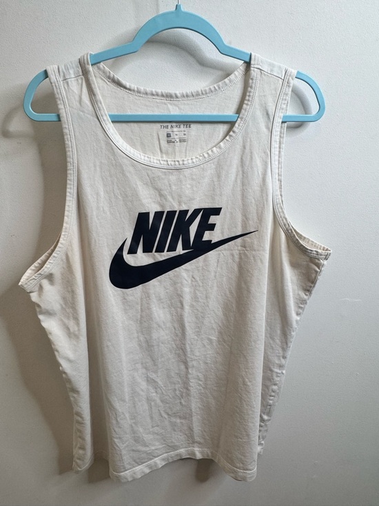 Nike Other - Nike White Tank Top with Black Logo